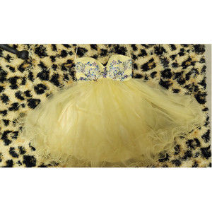 Vintage May Queen couture prom dress